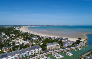 vue aérienne côtière et martine - hotel la baule escoublac