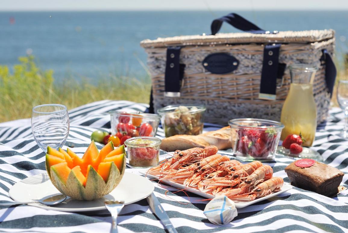 picnic en bord de mer - que faire à la baule en famille